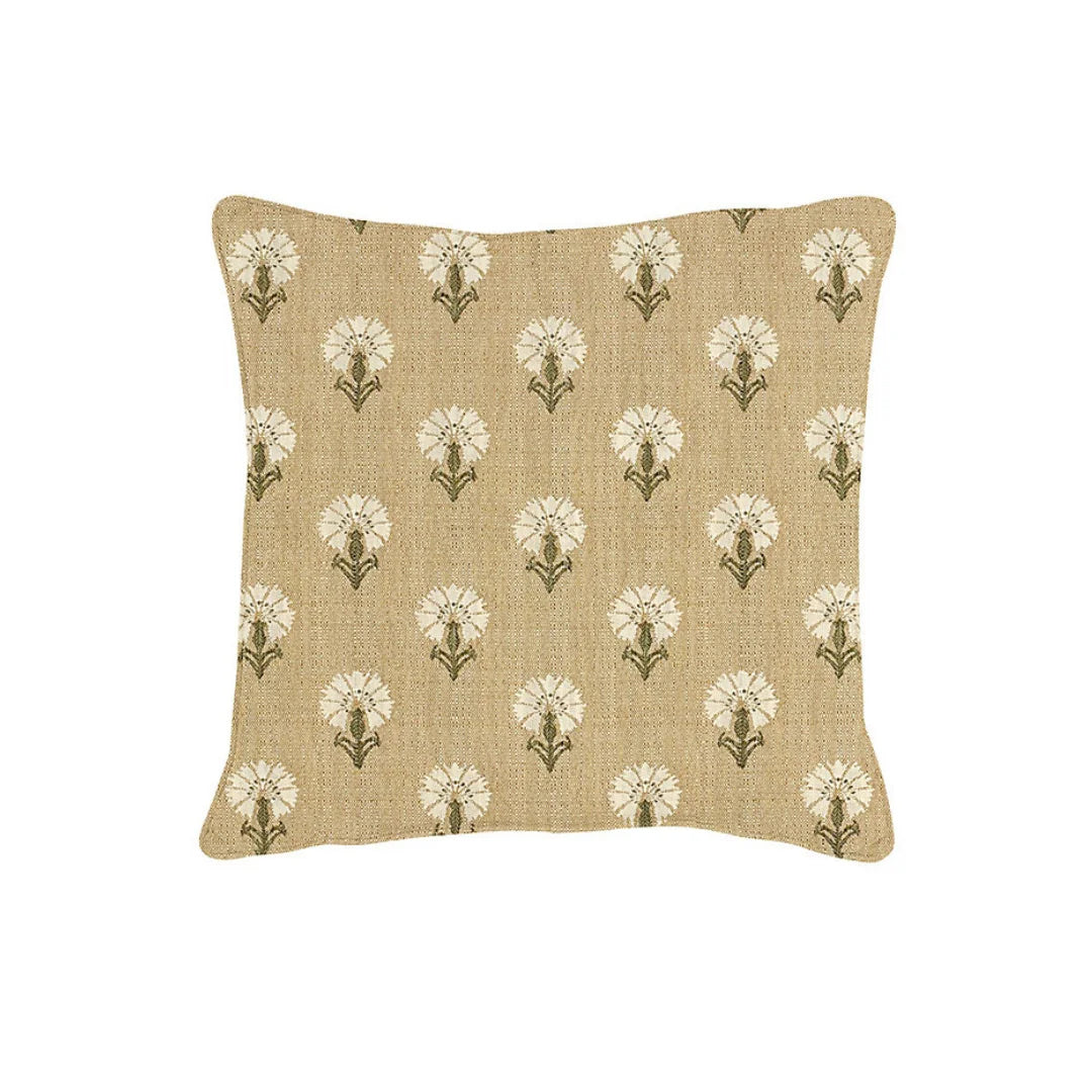 16" x 16" Floral pattern pillow insert included