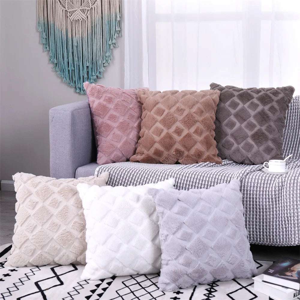 Soft Plush Decorative Throw Pillow Covers