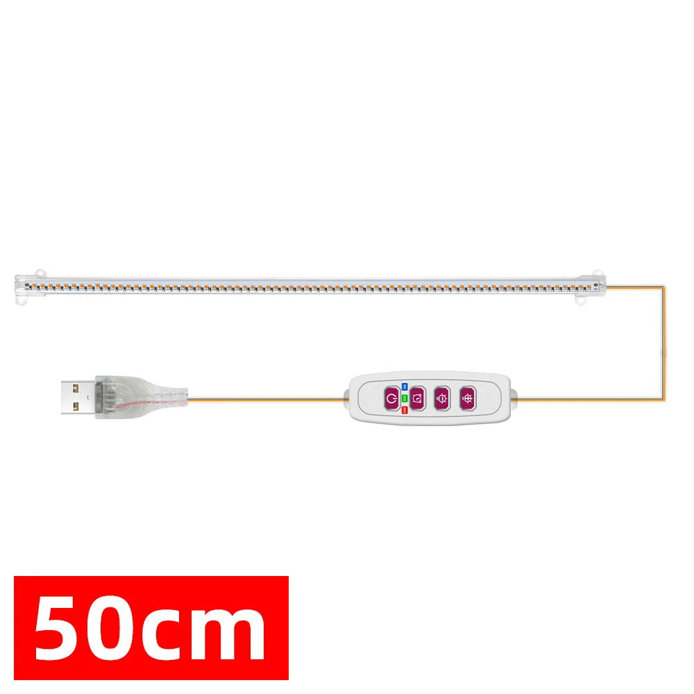 1-4pcs LED Grow Light Strips Sunlight 42-288 LEDs Dimmable
