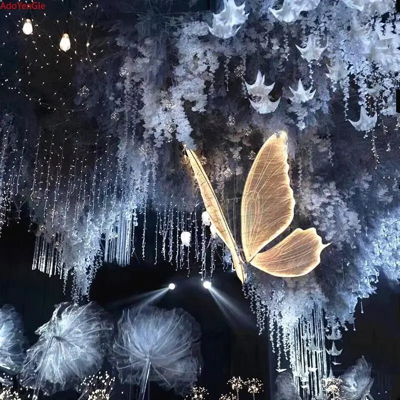 Ceiling Light Butterflies LED Hanging Butterfly
