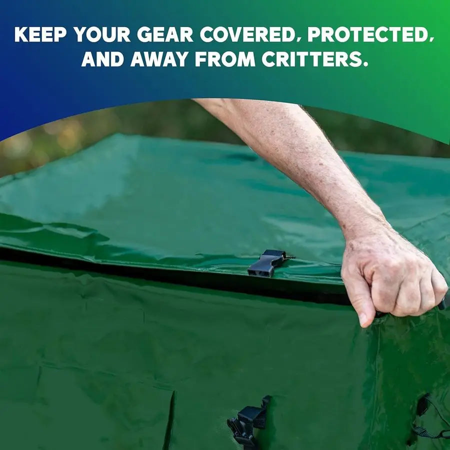 Storage Box 143 Gallon Waterproof Deck Box, Patio Storage Box,