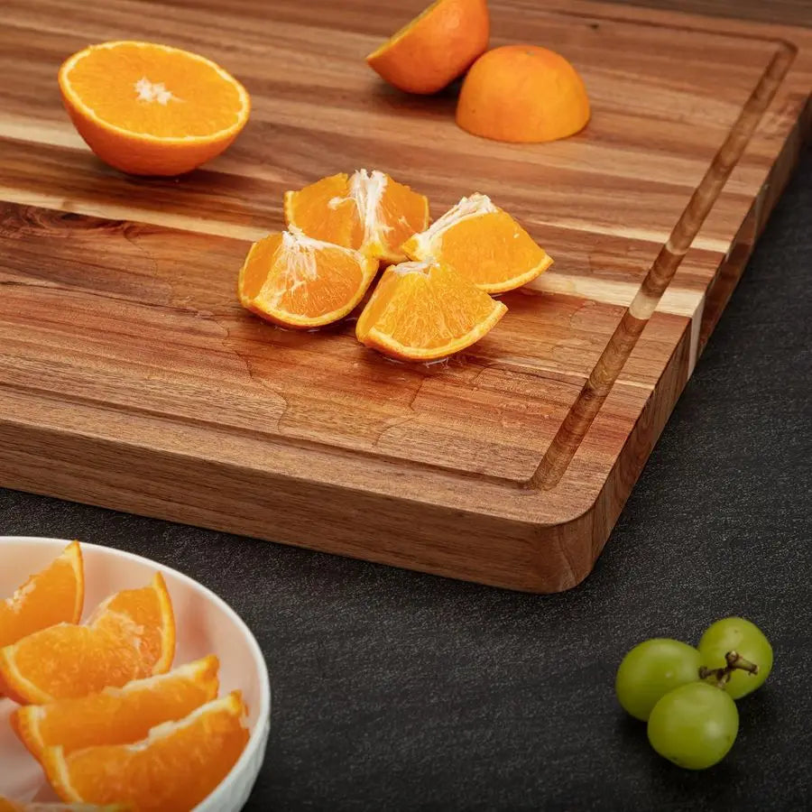 24 x 18 In Acacia Cutting Board for Kitchen, XXL
