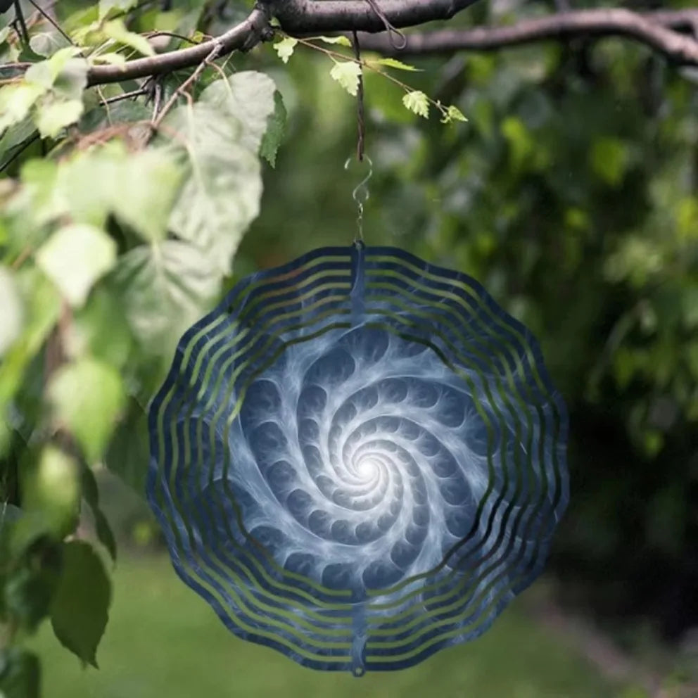 2D 1PC Black Hole Metal Wind Chime - 360° Hook
