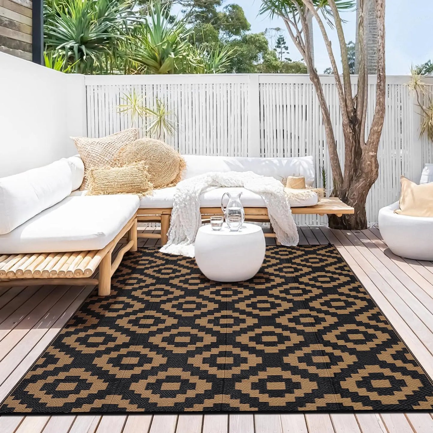 Outdoor Rug Plastic Straw - Waterproof