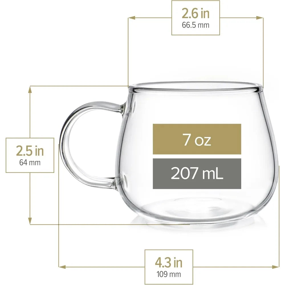 Pyrex teapot set, infuser 32 oz /946ml) four teacups