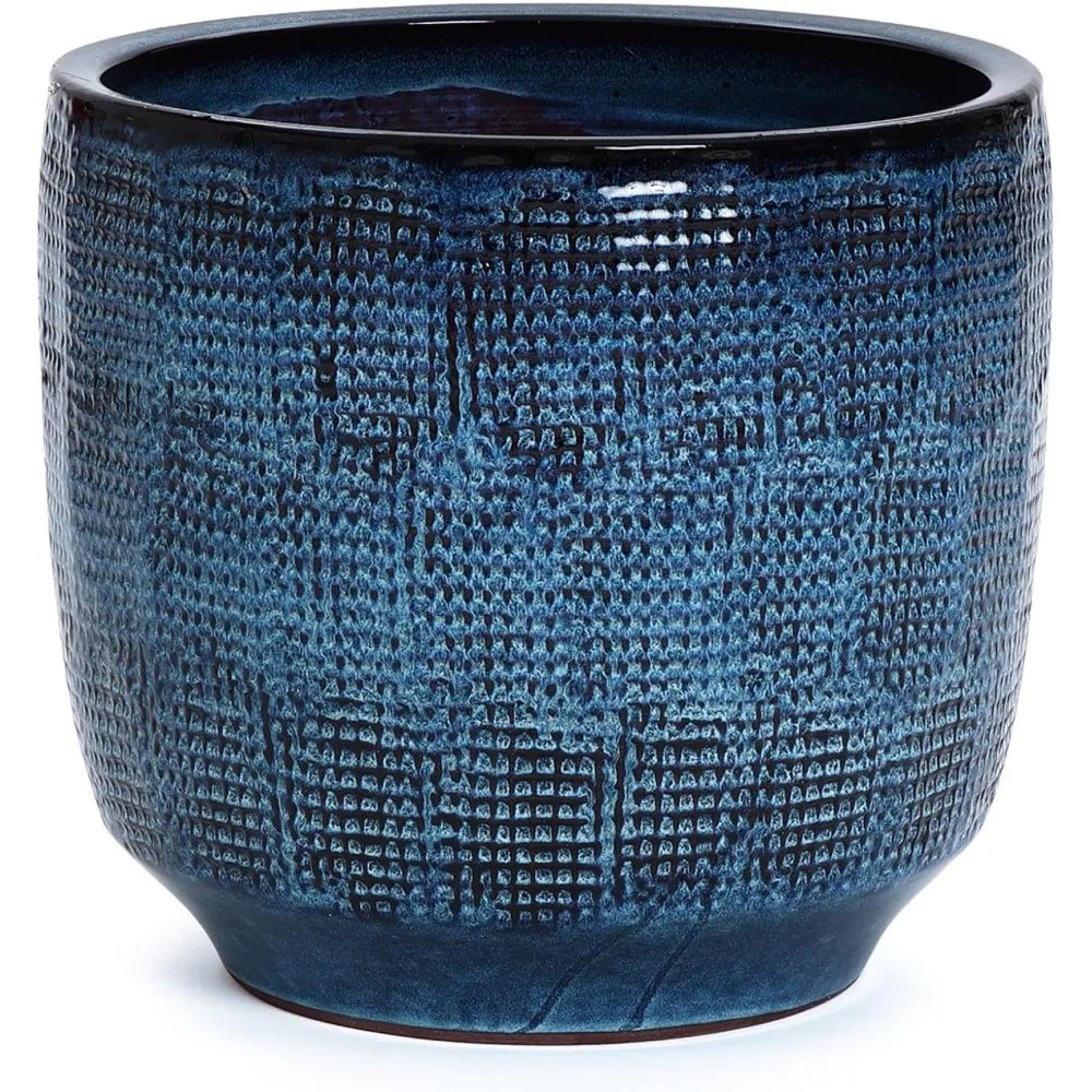 Ceramic Planters, Large Outdoor Indoor Pots, Drainage Hole