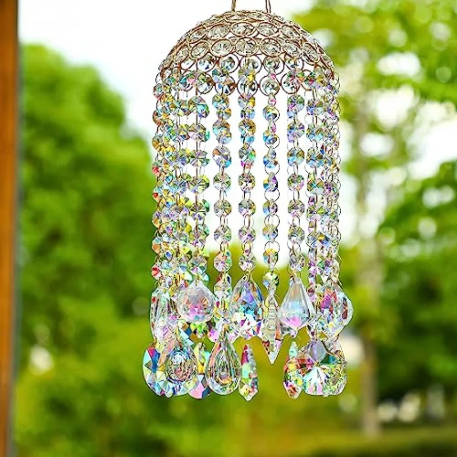 Crystal Chandelier Wind Chimes Suncatcher Pendant