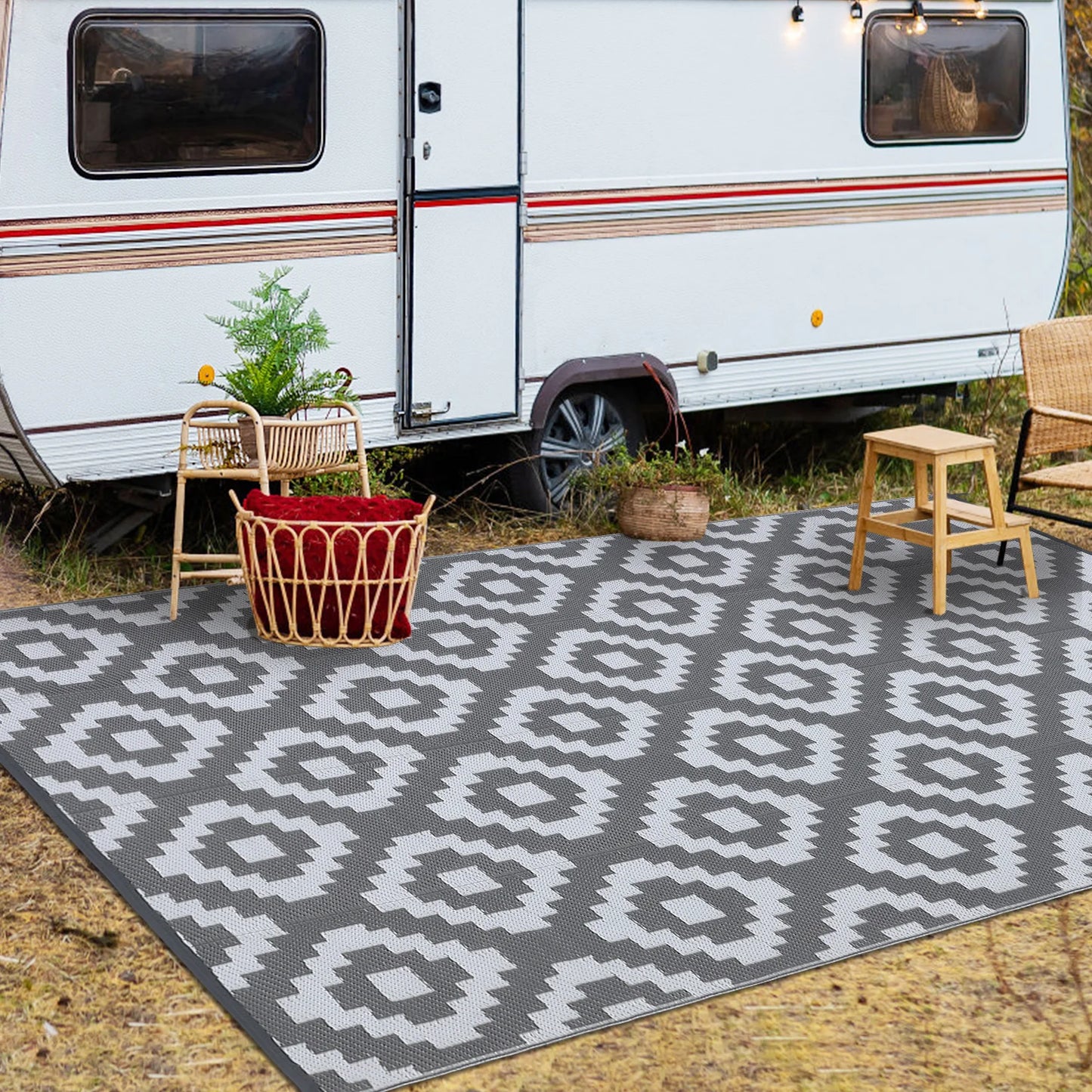 Outdoor Rug Plastic Straw - Waterproof