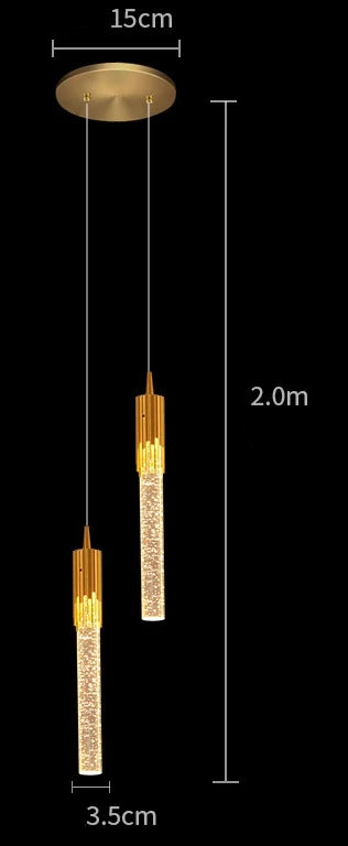 Modern Creative Lighting Crystal Led Pendant Lamp Chandelier