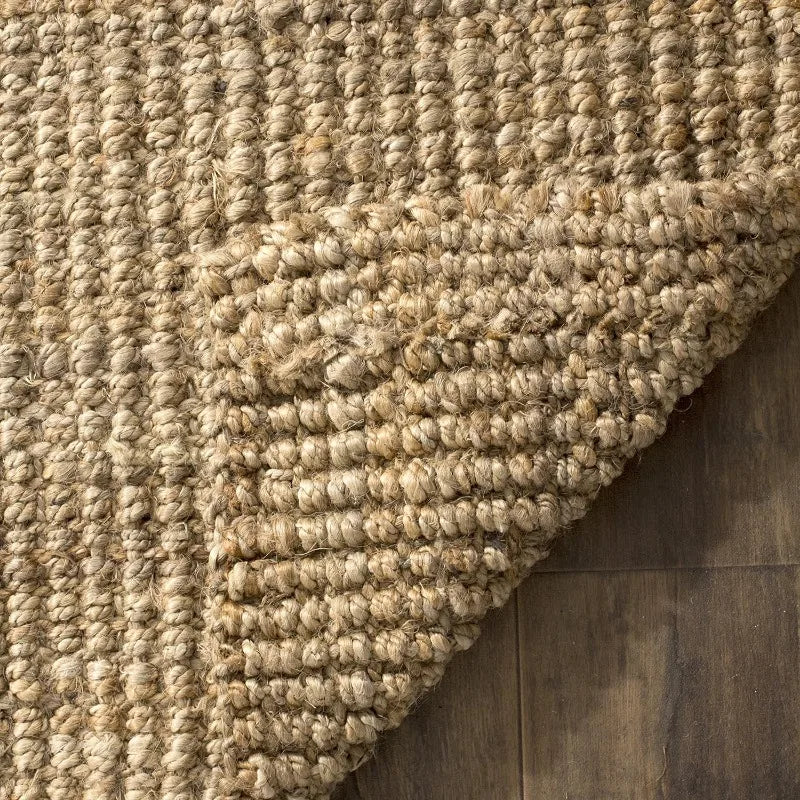Natural Fiber Collection Area Rug - 6' x 9', Handmade Jute