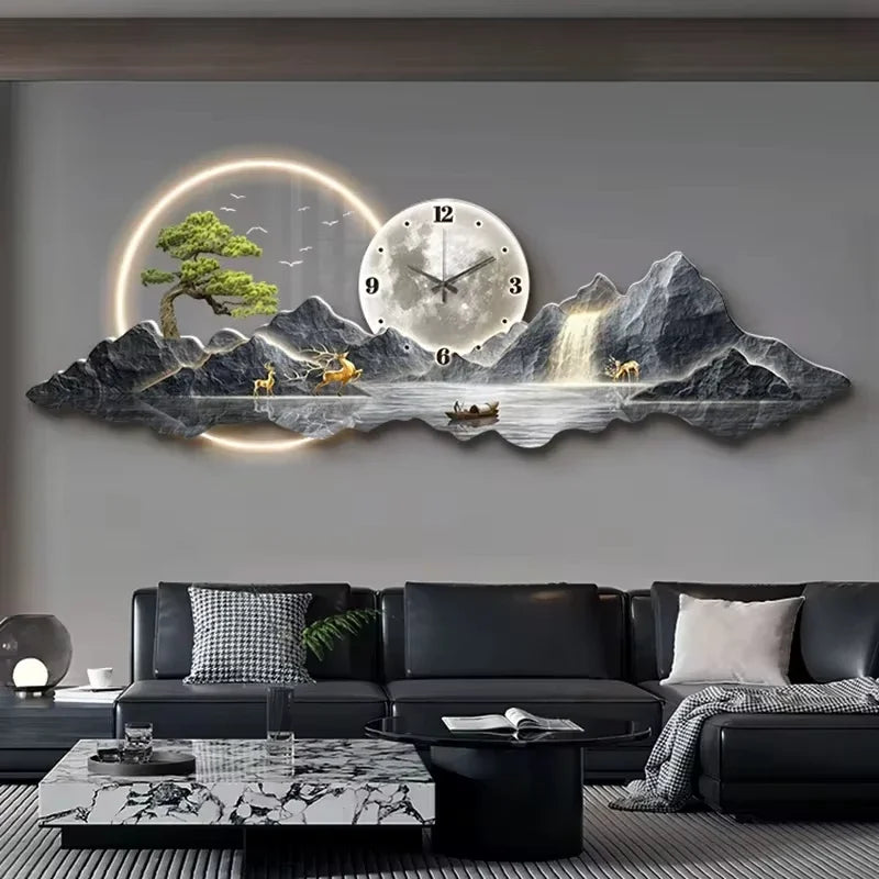 Luxury Wall Clocks Led Aesthetic