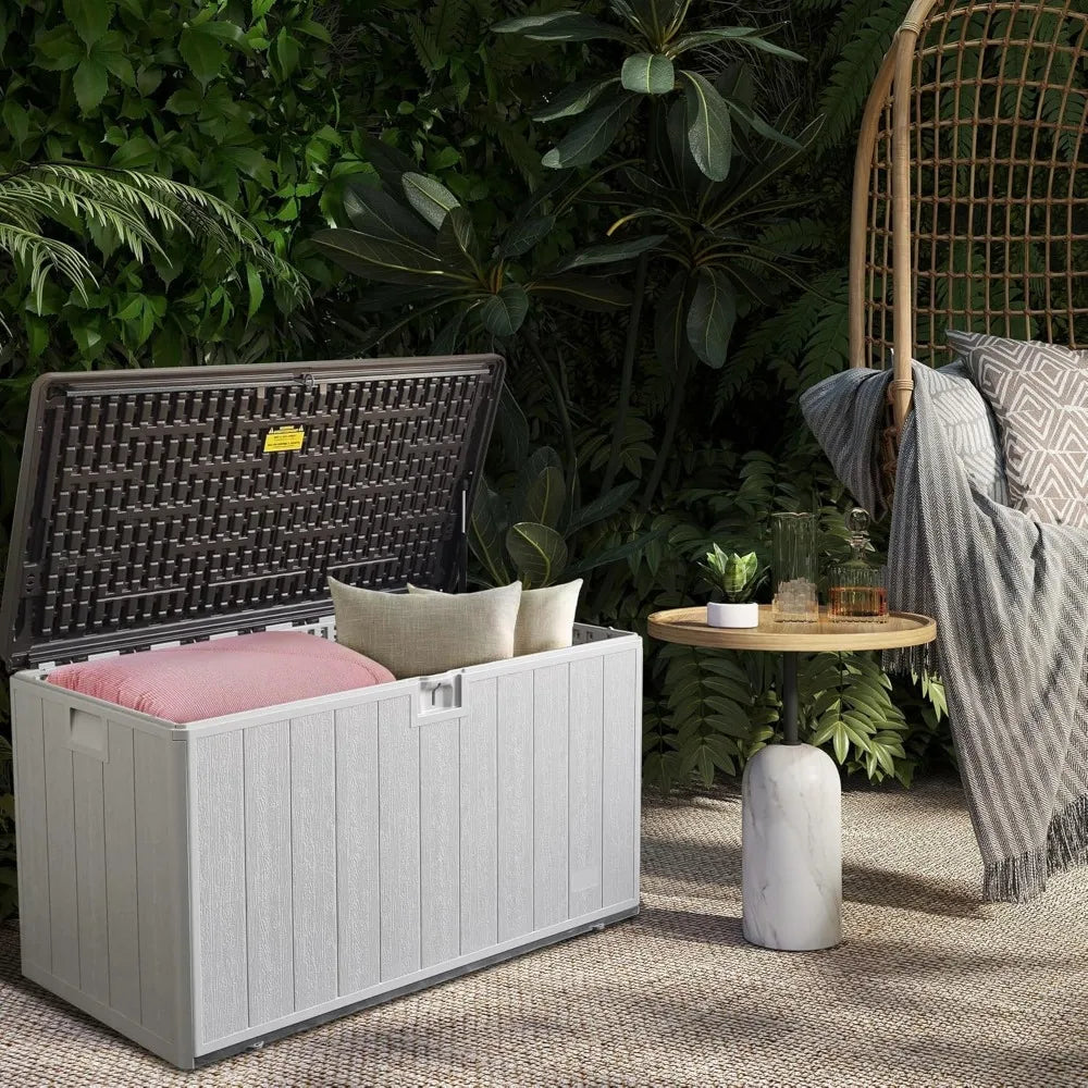 large outdoor waterproof storage container for patio