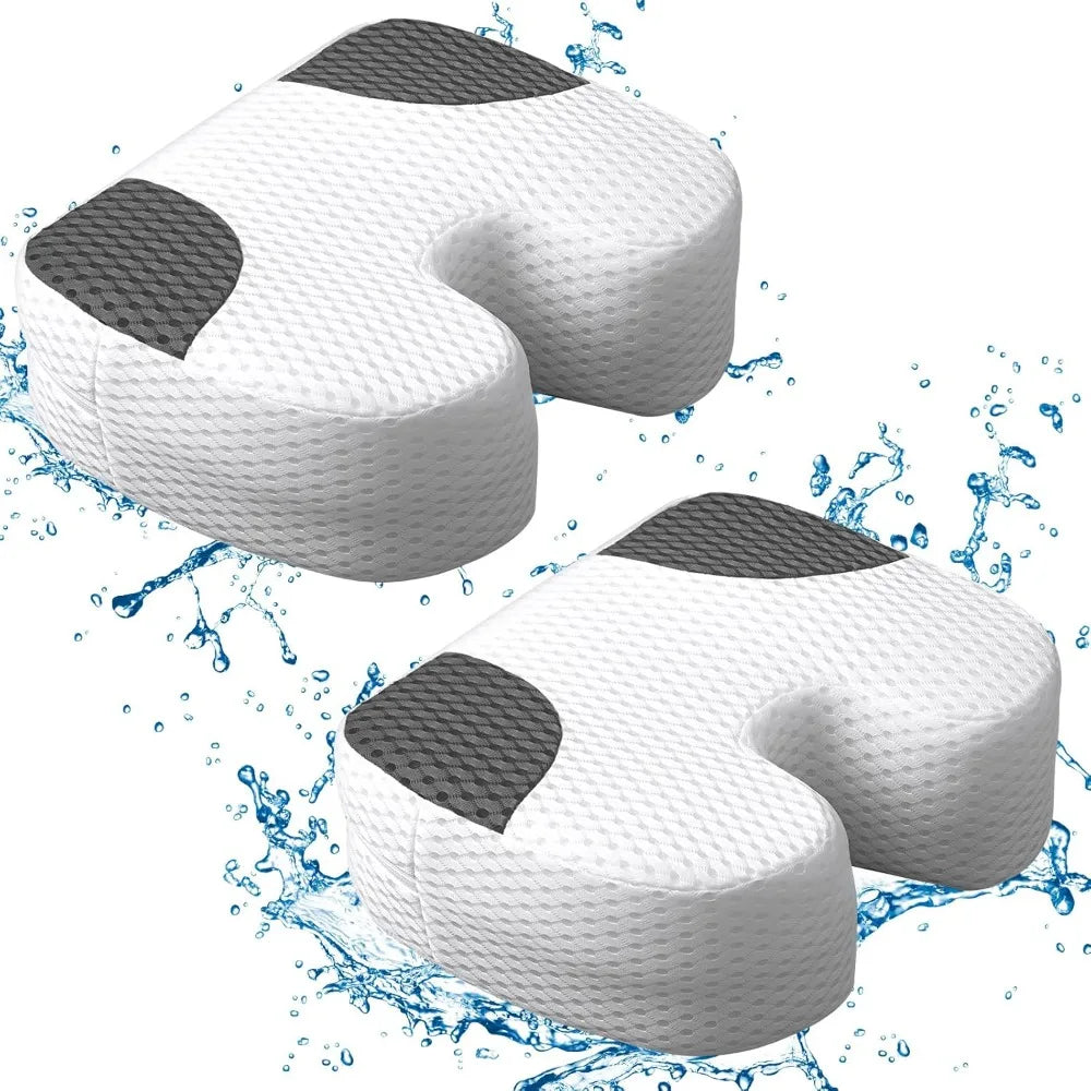 2 Pcs Hot Tub Booster Seat Weighted Inflatable Cushion