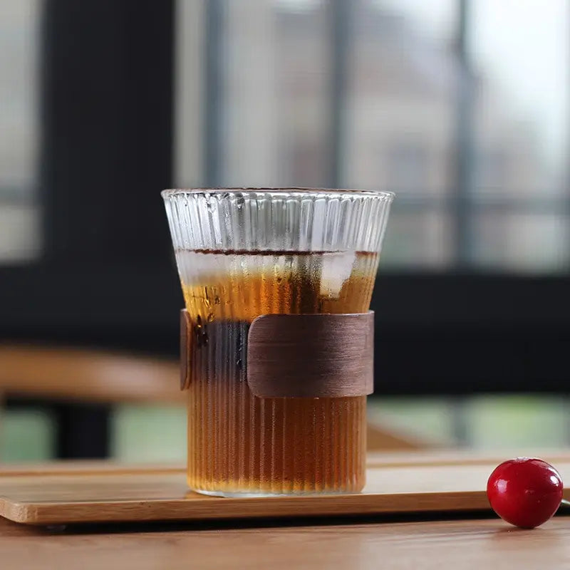 350ML Japanese Style Glass Coffee Tea Beer Wine Mug