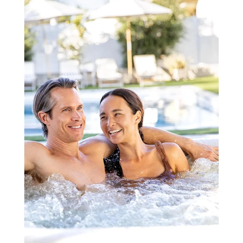 Outdoor Inflatable Portable Hot Tub, Spa Cover