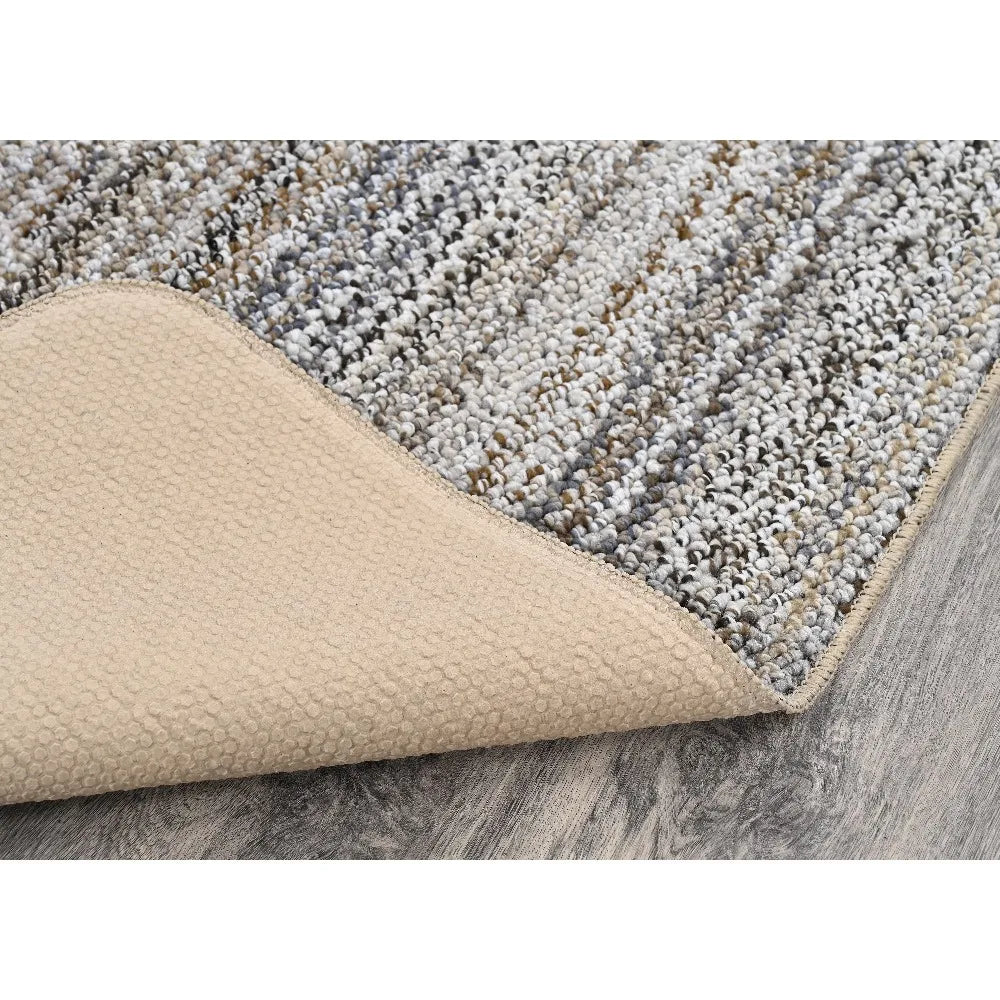 Polypropylene Assorted Earth Tones Indoor Area Rug, 20" x 54"