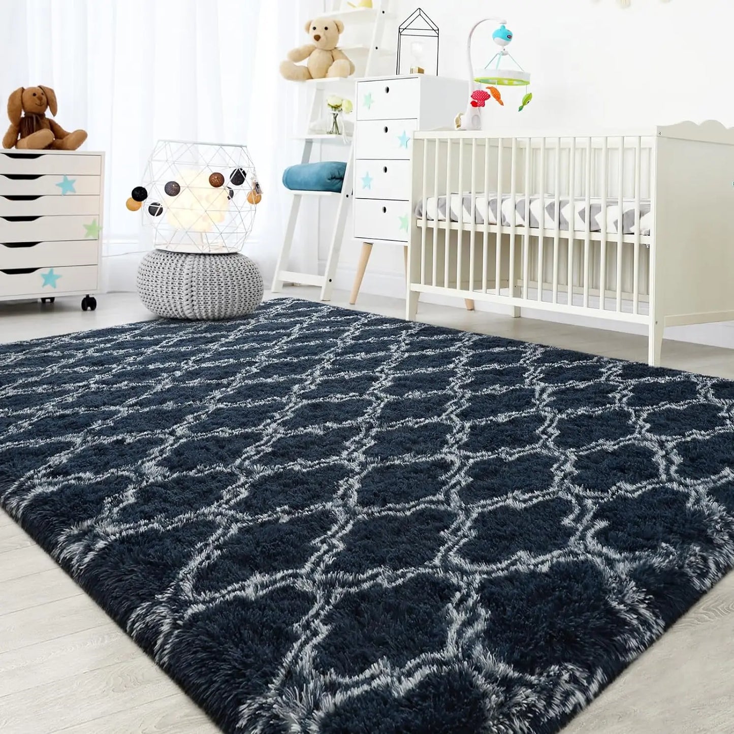 Large Shag Area Rugs Super Soft Plush Fluffy Carpets Non-Slip