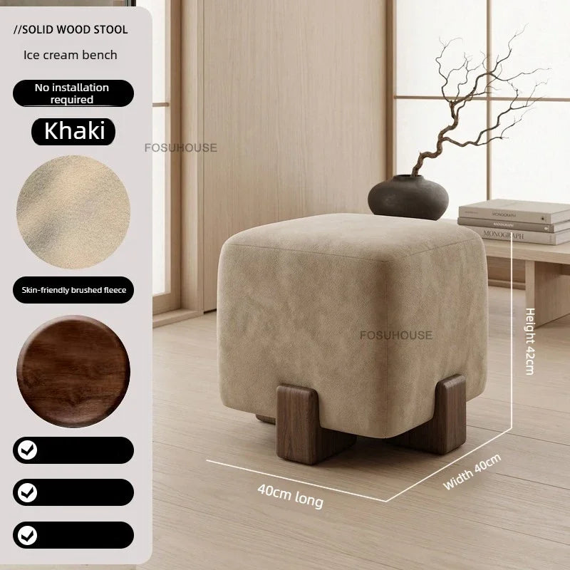 Italian Designer Ottoman Bench for Entryway