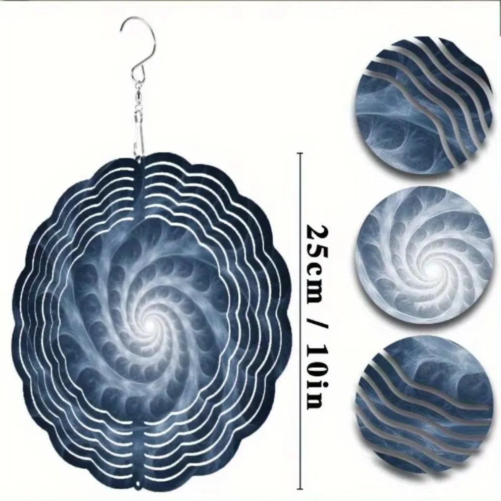 2D 1PC Black Hole Metal Wind Chime - 360° Hook