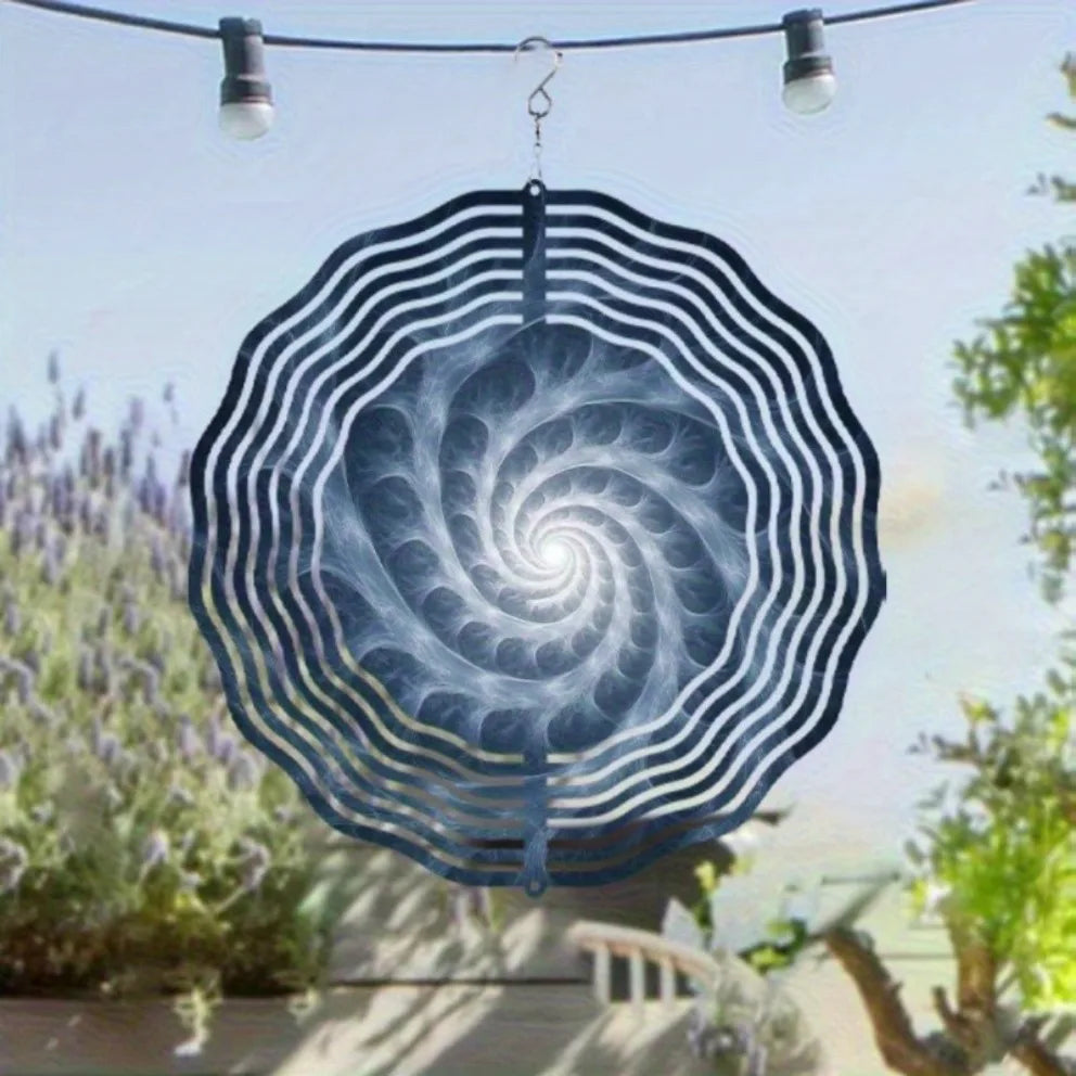 2D 1PC Black Hole Metal Wind Chime - 360° Hook