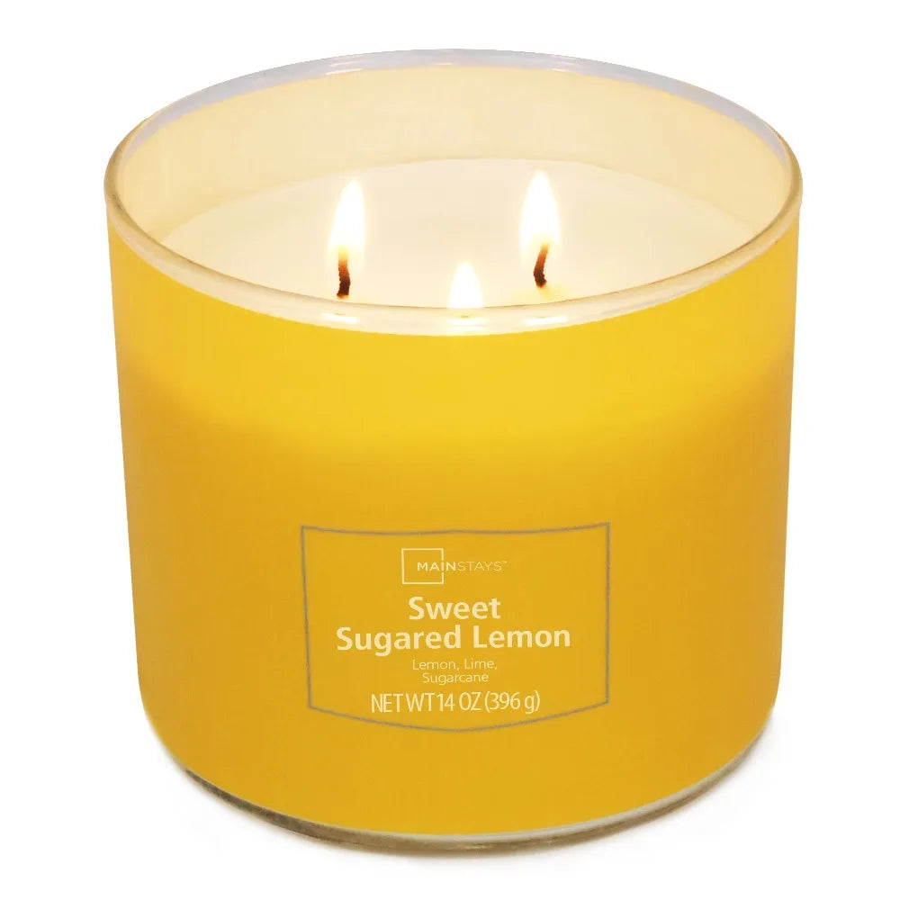 Sweet Sugared Lemon Scented Triple Wick