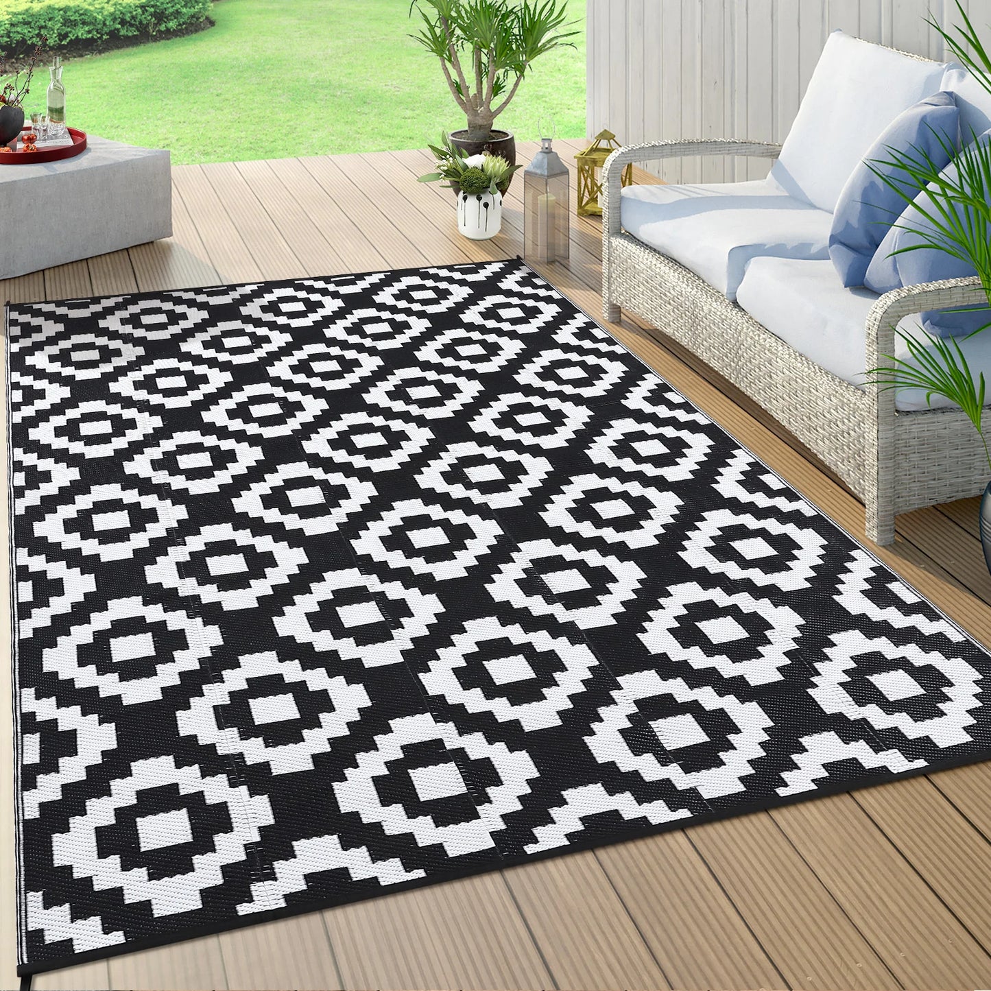 Outdoor Rug Plastic Straw - Waterproof
