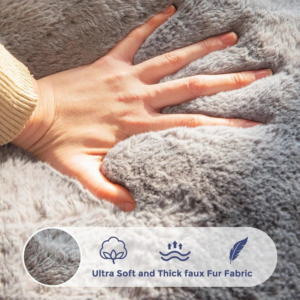 Bean Bag Chair Ultra Soft Faux Fur Floor Sofa