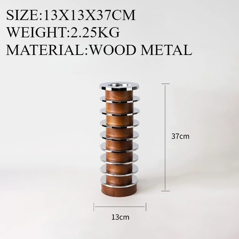 Candle Holders Candlesticks Home Tabletop Wax Light Container