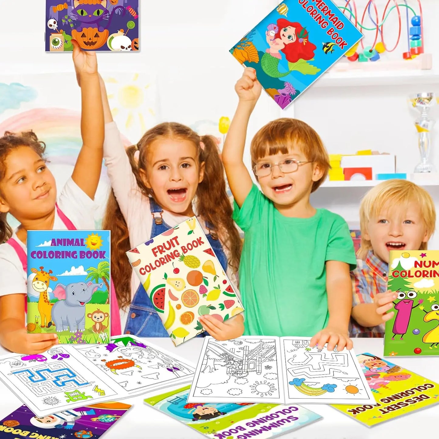 24 Pack Coloring Books for Kids Ages 4-8