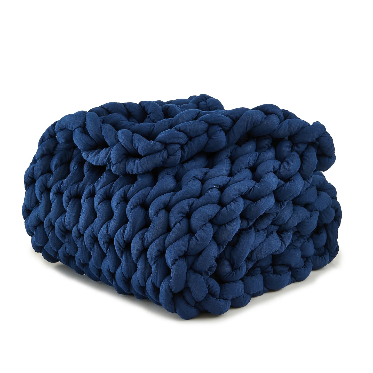 Simple&Opulence Handmade Chunky Knit Weighted Blanket