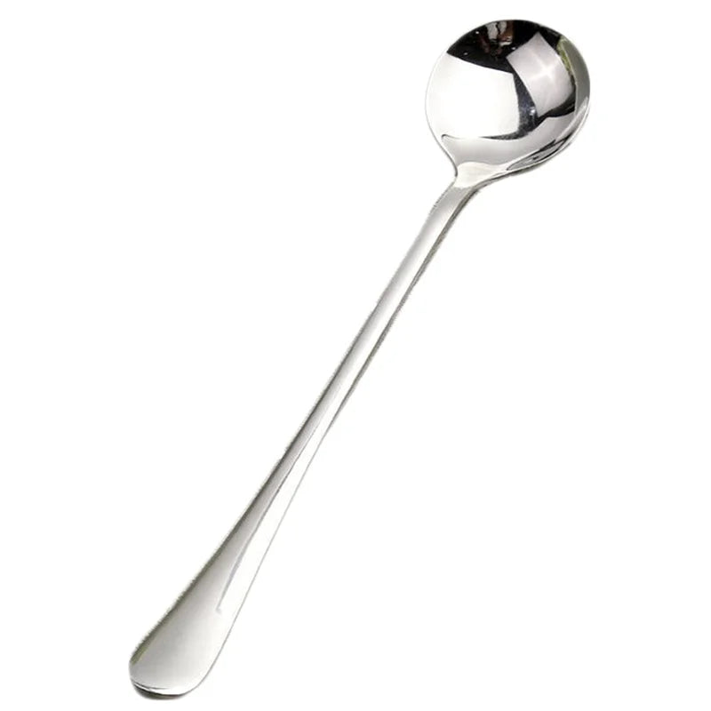 Long Handled Stainless Steel Coffee Spoon, Dessert, Tea