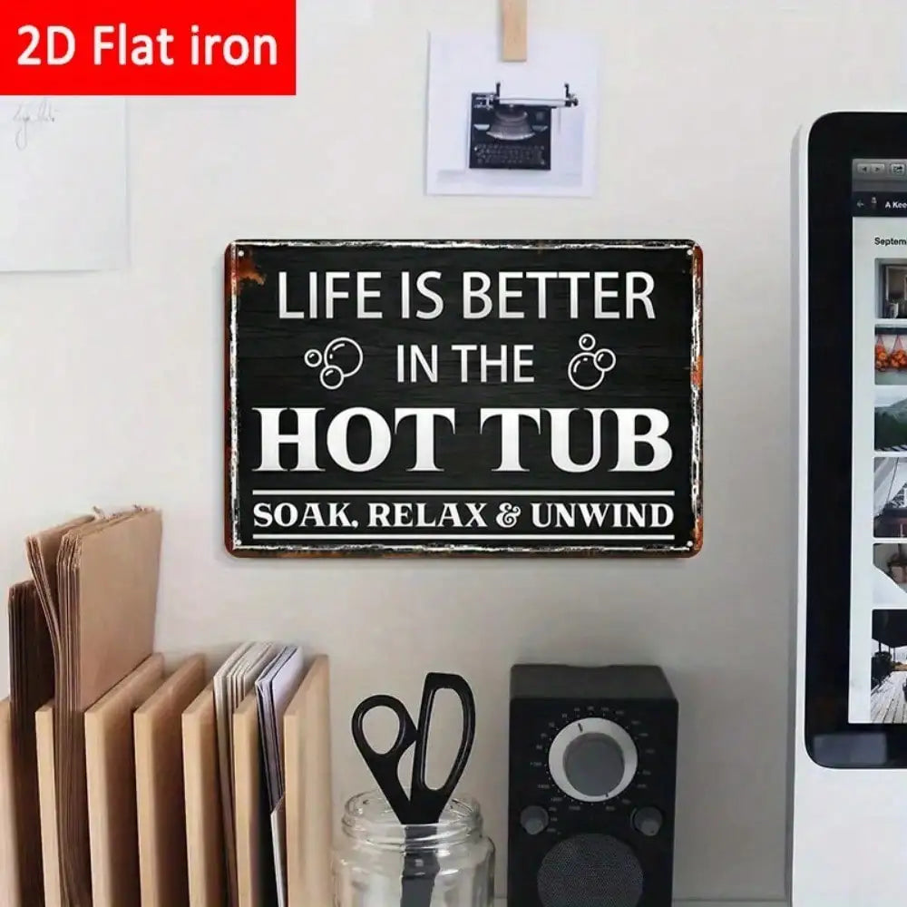 1PC Tin Sign 8x12in/20x30cm