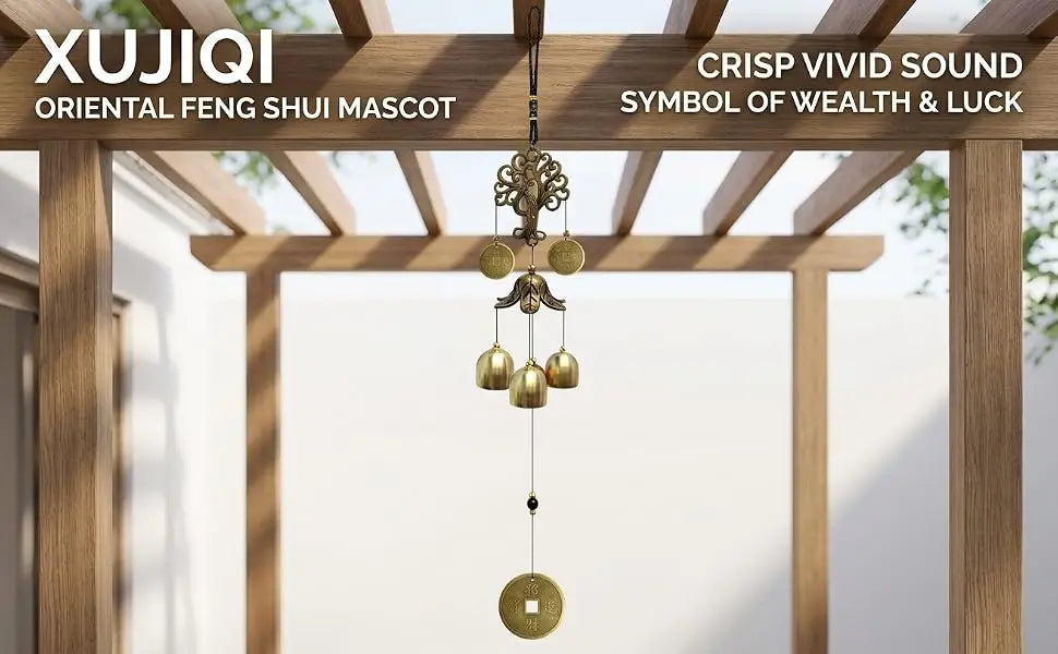 Elegant Wind Chimes Metal Bells Hanging Ornamen