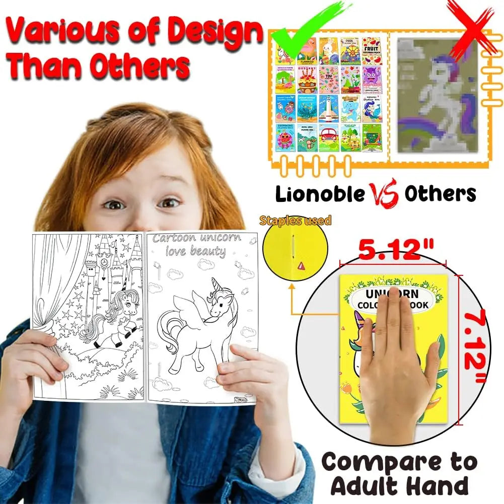 40 Pack Coloring Books for Kids Ages 2-4, 4-8, 8-12