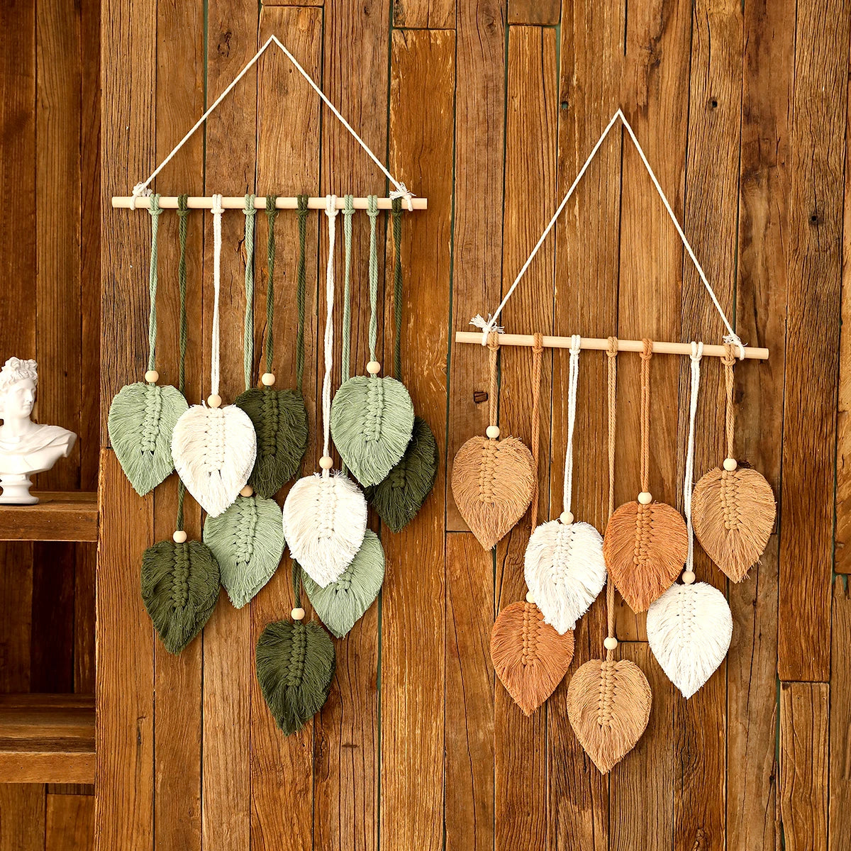 2pcs Bohemian hangings, hand-woven decorations