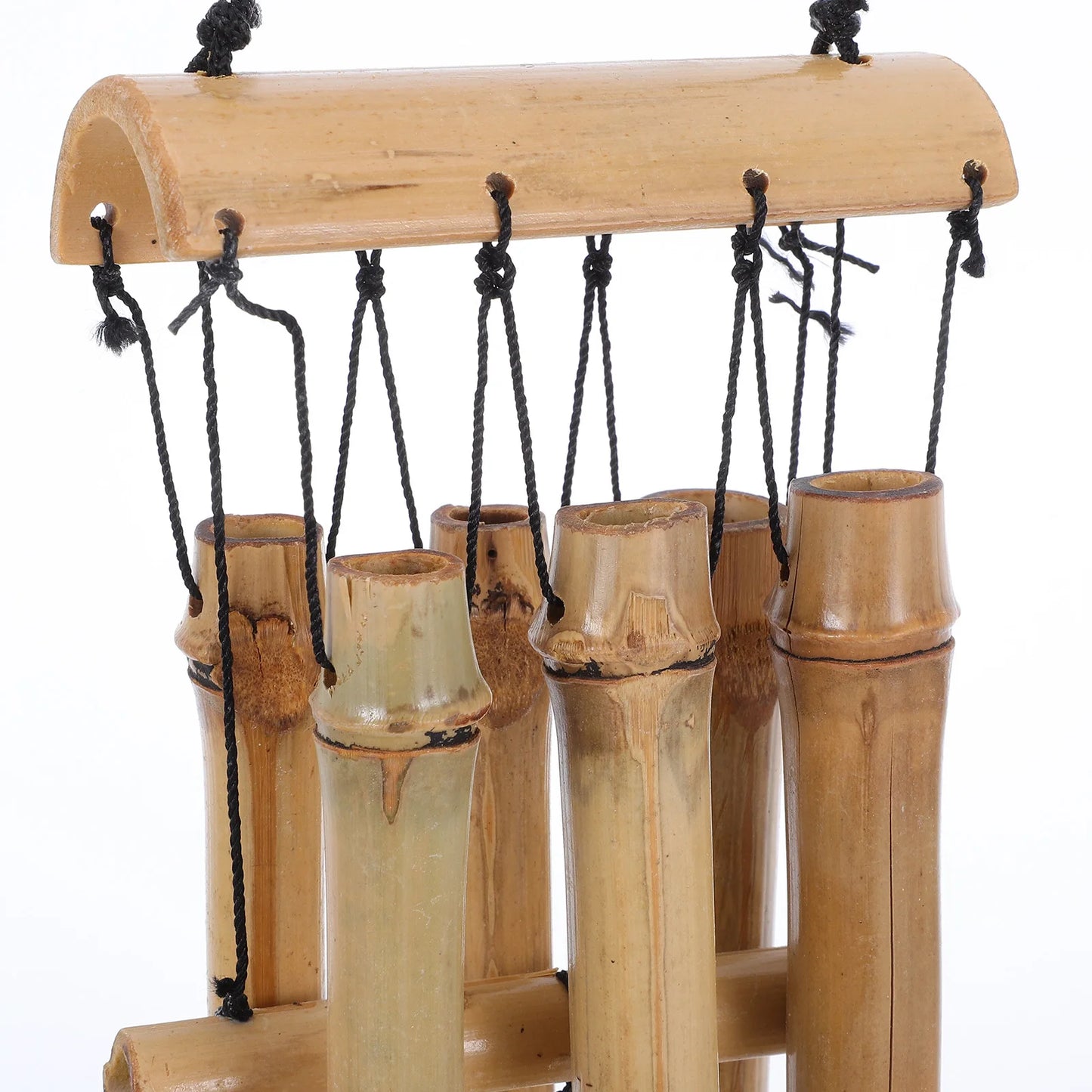 Handmade Large Bamboo Wind Chimes Wooden Deep Tone