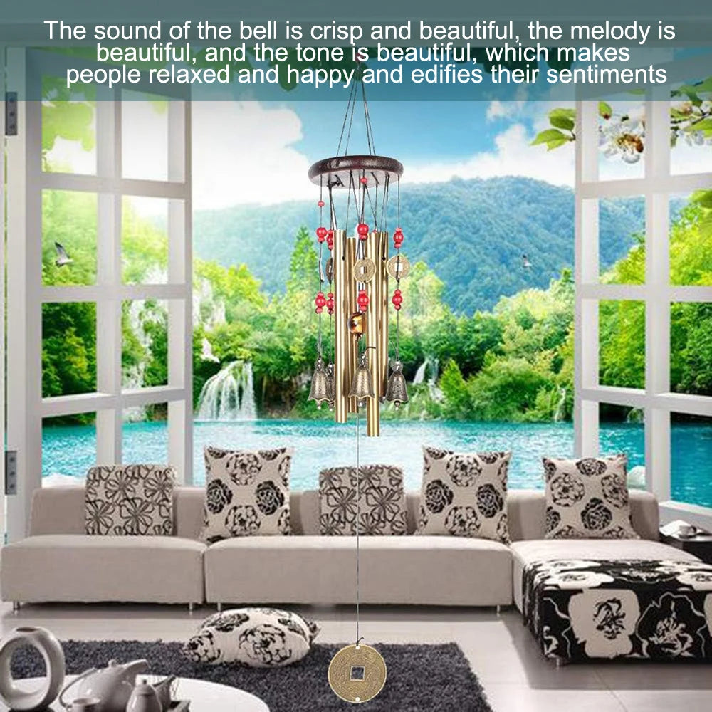 Metal Wind Chime Tubes Bells Hanging Wind Chime