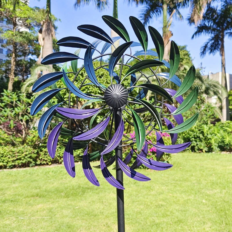 Garden Wind Spinners Windmill Large Metal Ornament
