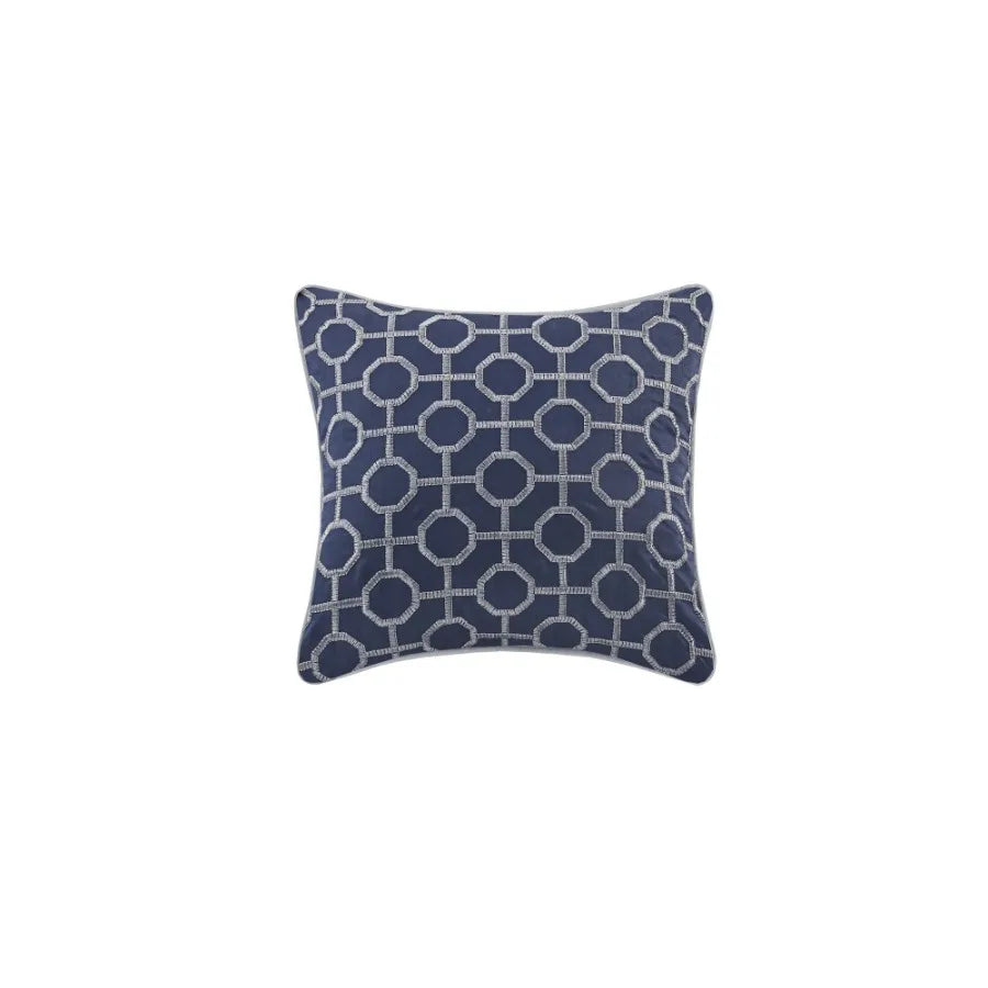 4 Piece Jacquard Quilt Set with Throw Pillow
