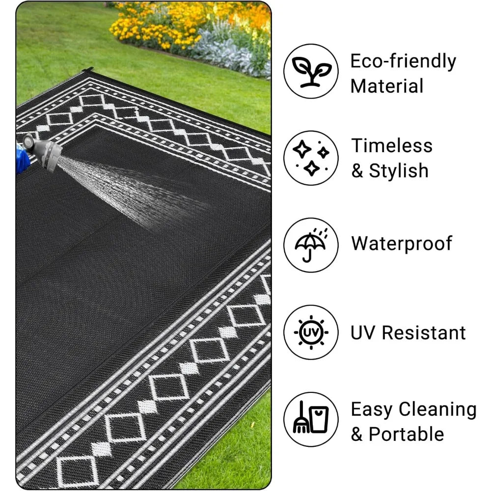 9x12 Outdoor Area Rug, Waterproof