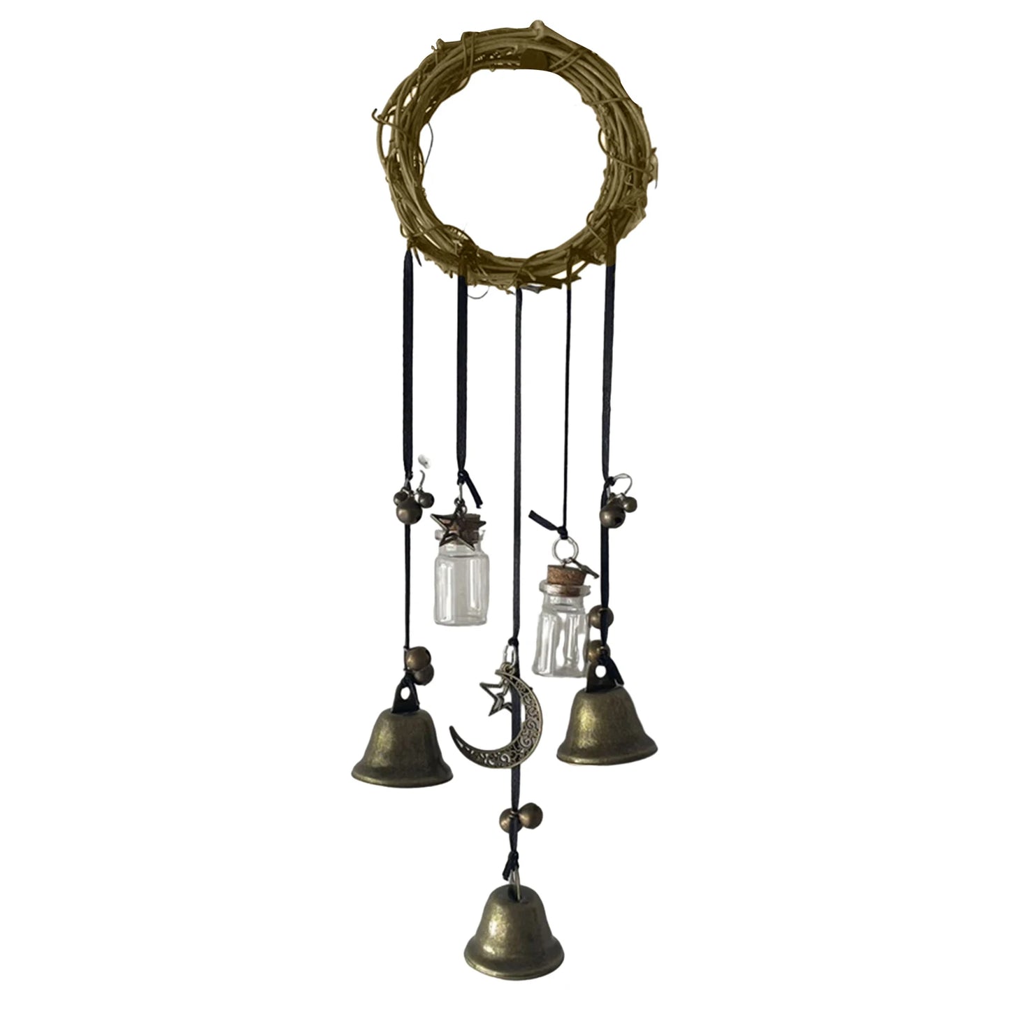 2PCS Handmade Hanging Witch Bell Wind Chime