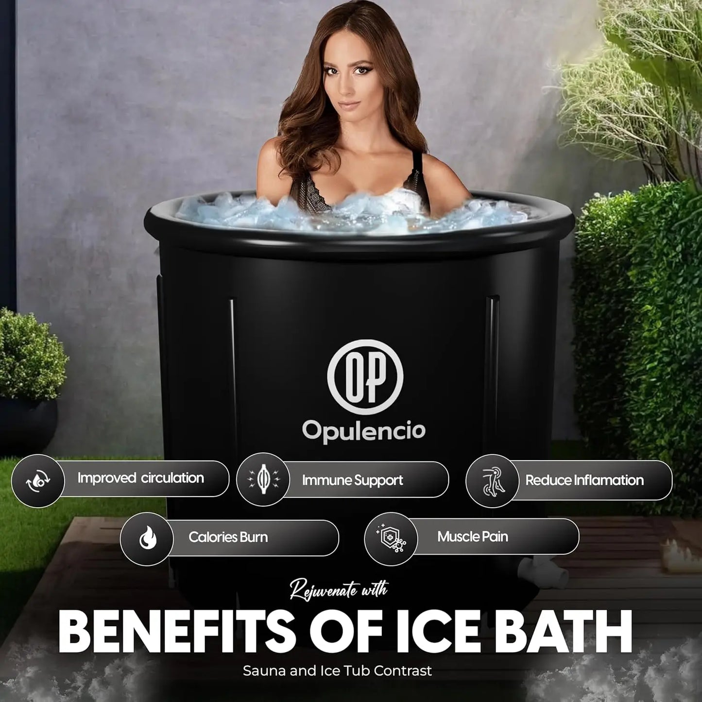 Portable Sauna and Cold Plunge Combo with Ice Tub
