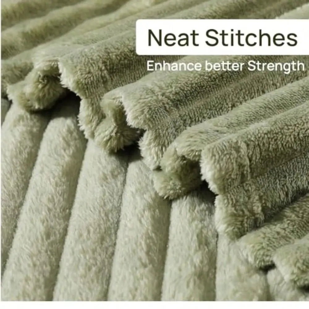 Throw Blanket For Couch Bed Sofa 280GSM Super Soft Lightweight
