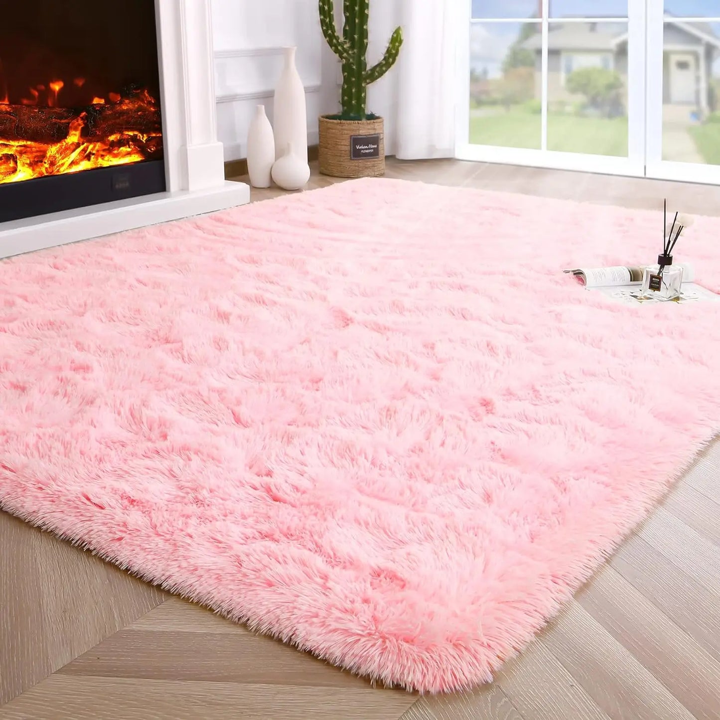 Fluffy Fuzzy Area Rugs Soft Non Slip Hardwood Floors