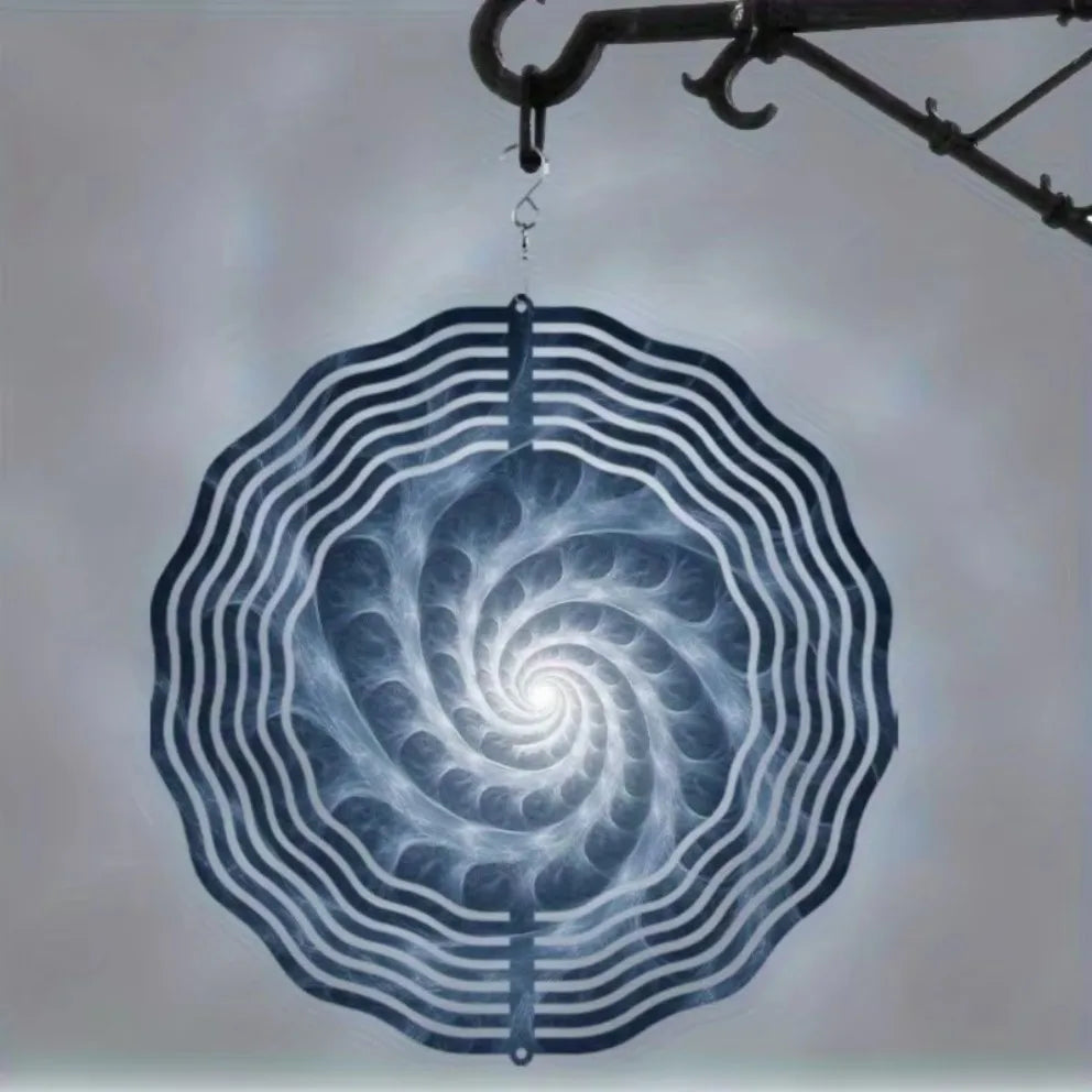2D 1PC Black Hole Metal Wind Chime - 360° Hook