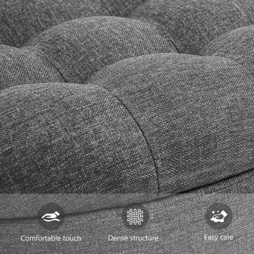 Button Tufted Accent Storage , Pouf Removable Lid