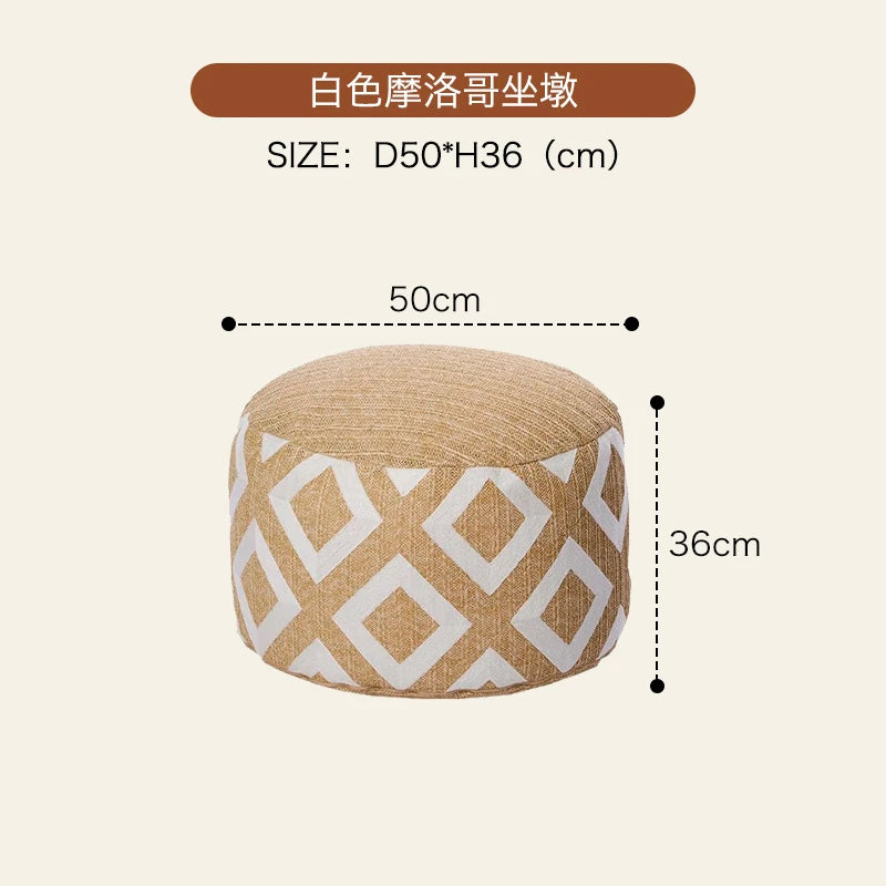 Bohemian Moroccan Pouf Ottoman