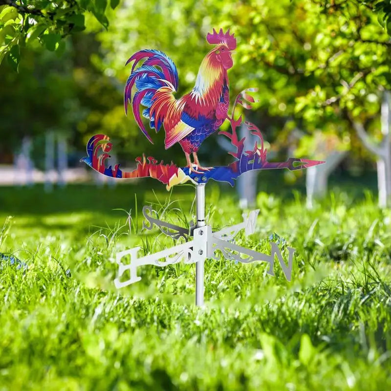 Rooster wolf Cottage Weathervane - Wind Direction Indicator