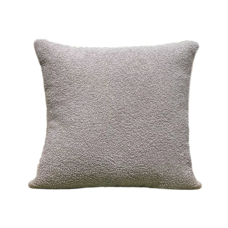 Plush Pillow Cover Cozy Faux Fur Cushion Cover 45*45 Decorative