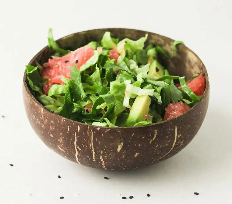 Coconut Shell Bowl Natural Old Coconut Shell Wooden